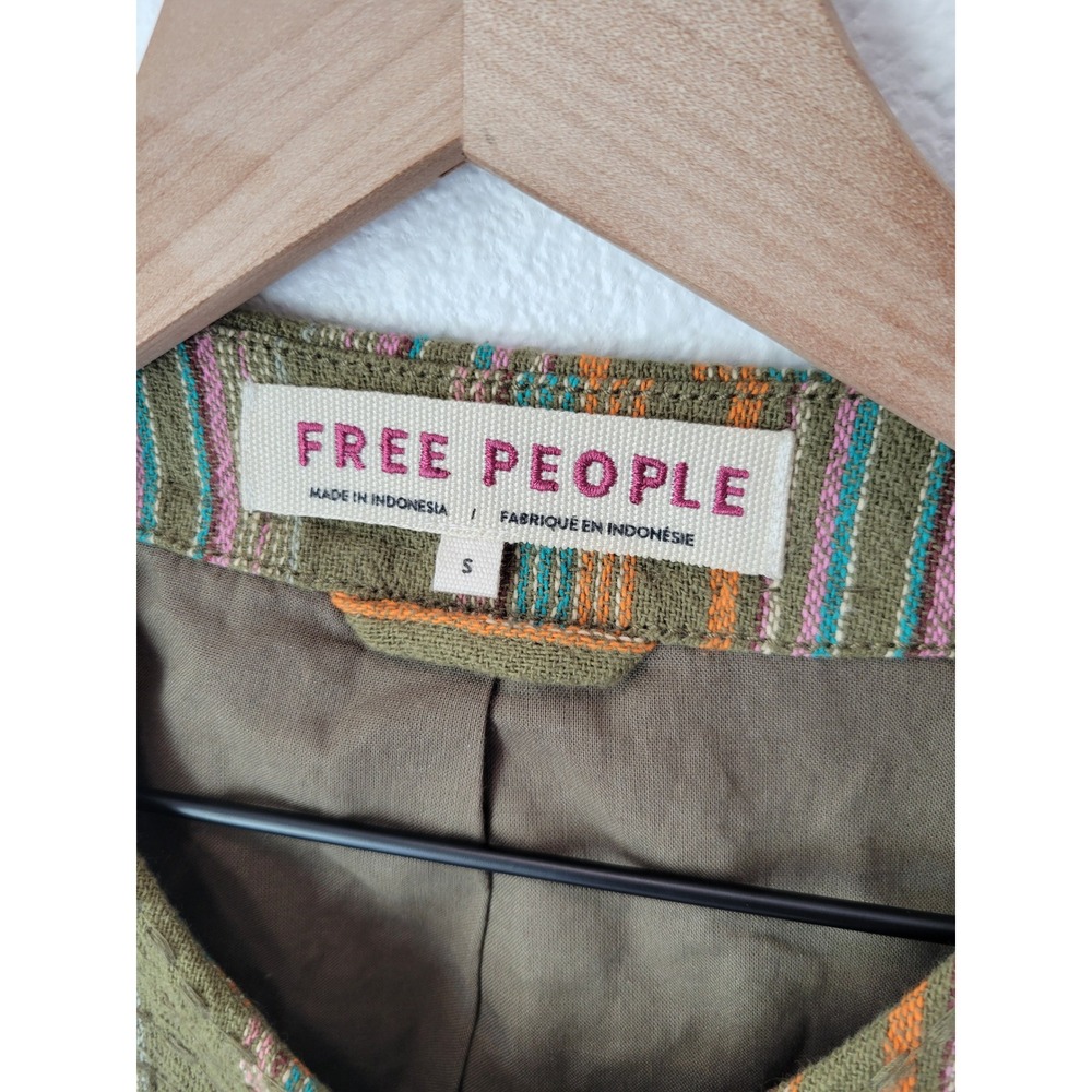 Free People Zandi Quilted Jacket – Neutral Combo – Women's Small - Picture 3 of 13